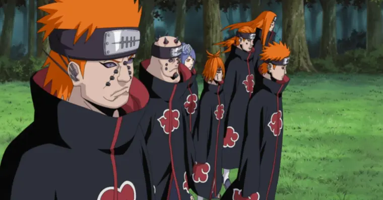 NARUTO: MORTE DE TODOS OS MEMBROS DA AKATSUKI 