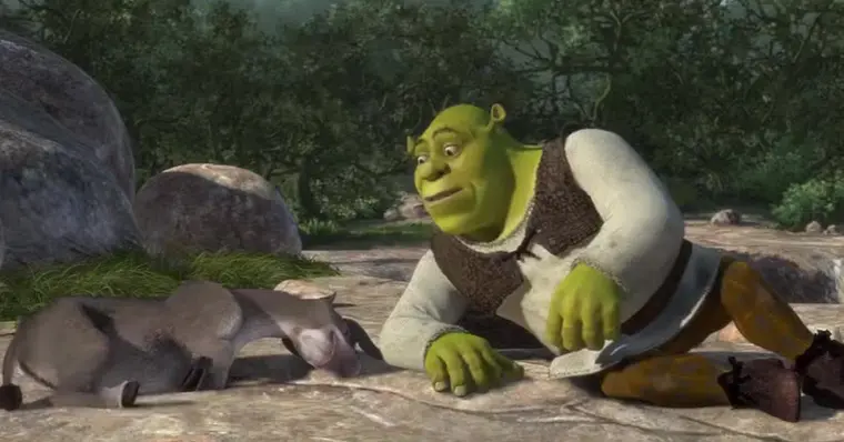 Dezinho - Shrek soprou o sapo e a Fiona soprou a cobra em