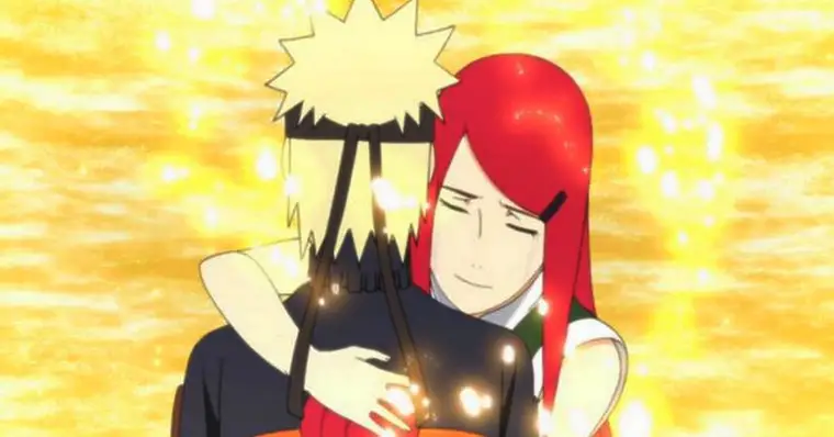 Imagem da mãe do Naruto do anime