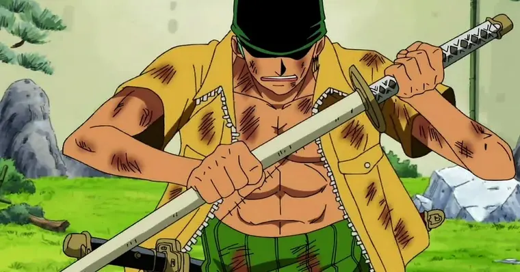 ONE PIECE no BLOX FRUITS o CAÇADOR DE PIRATAS RORONOA ZORO APARECE pela  PRIMERA VEZ!! 