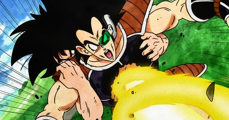 Artes de Dragon Ball Super: Broly mostram Nappa e jovem Raditz