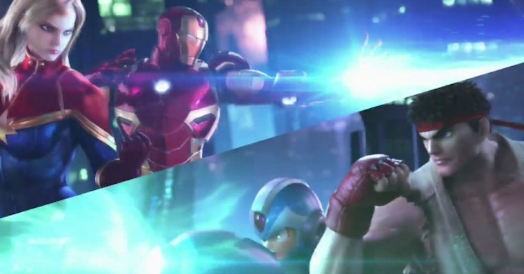 marvel vs capcom infinite characters at end of trailer