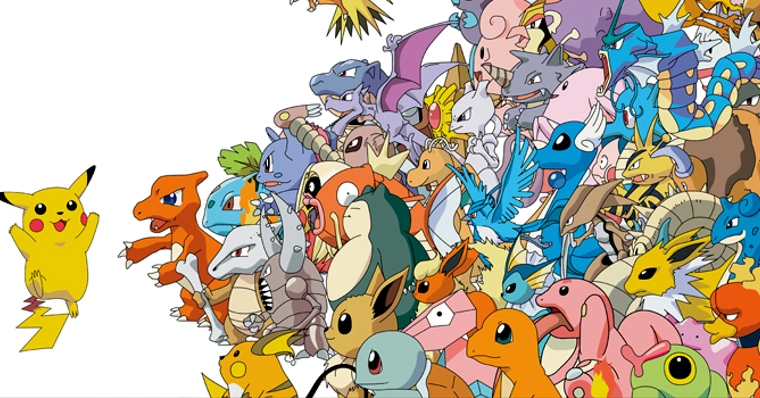 foto com todos os pokemons  Pokemon, Pokemon go, Personagens pokemon