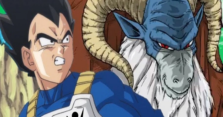 Quem diria hein Goku Super Sayajin Blue ajudando o Vegeta