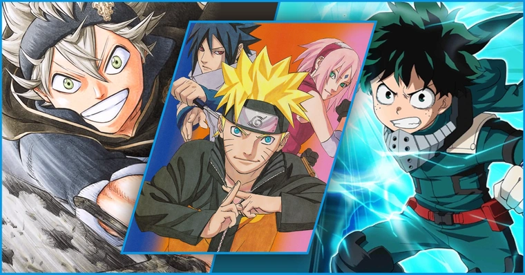 5 animes parecidos com Naruto: uma lista com critérios BEM definidos!