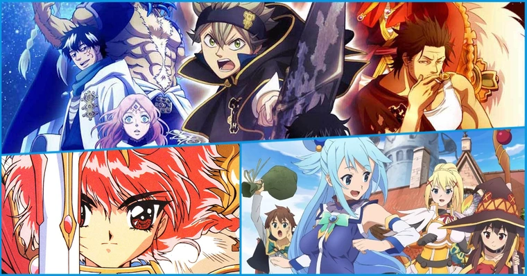 Os melhores animes de magia