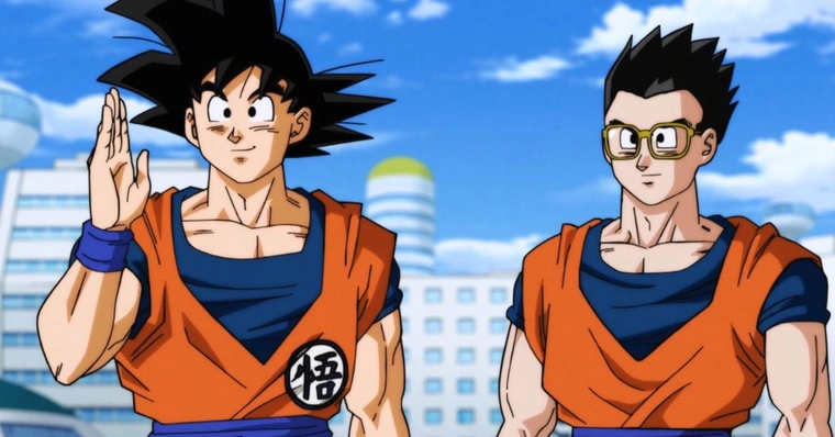 Gohan and Goku