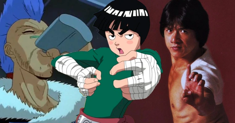 Naruto: A origem do Punho Bêbado de Rock Lee na vida real