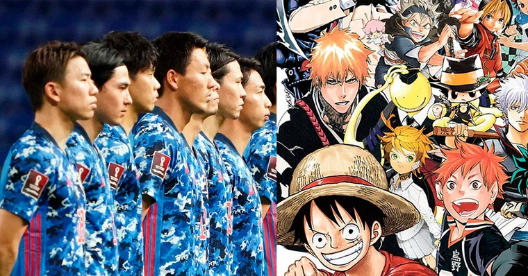 Como seriam os personagens de anime na Copa do Mundo 2022?